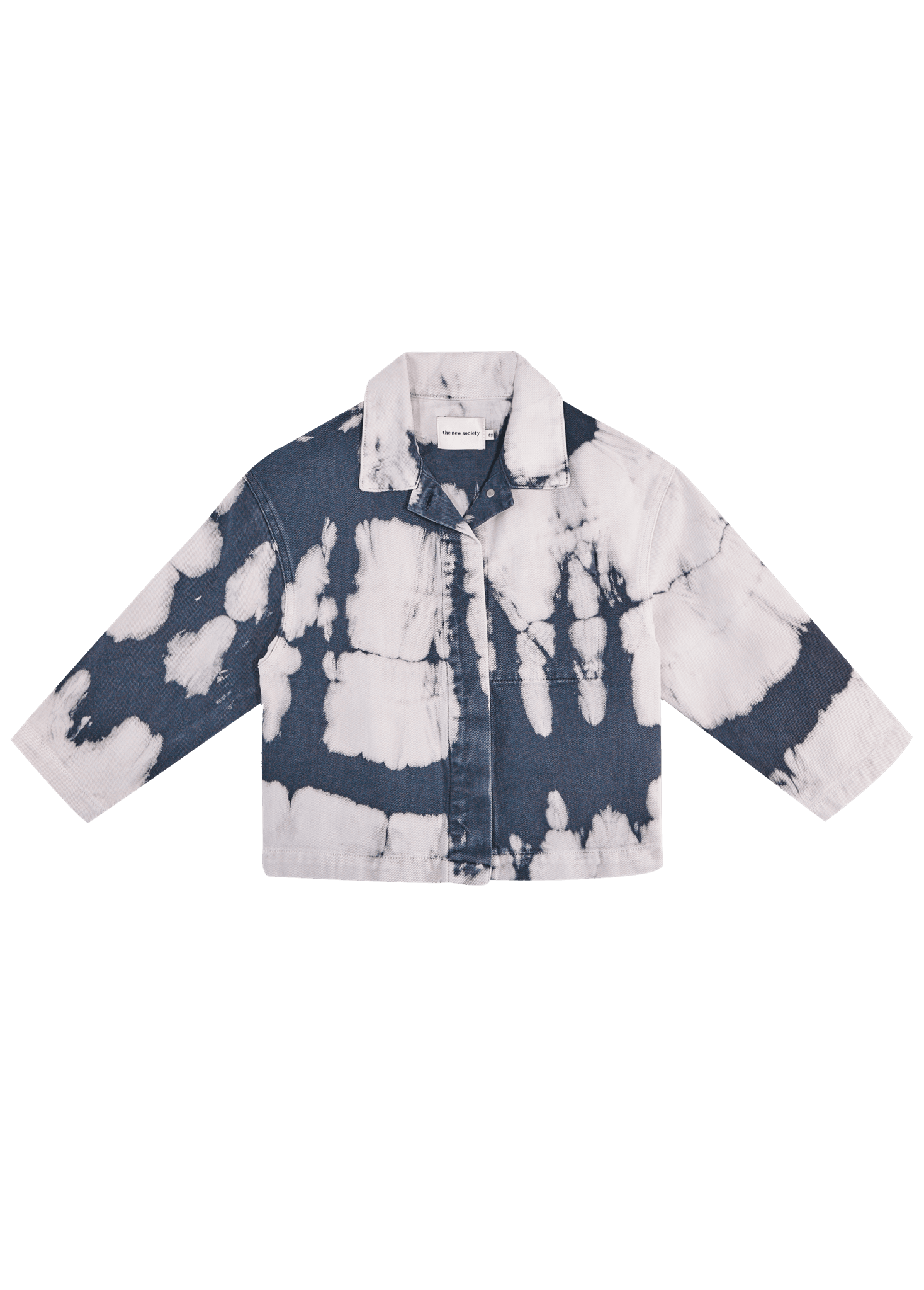 Picture of VINCENT OVERSHIRT - TIE DYE NAVY